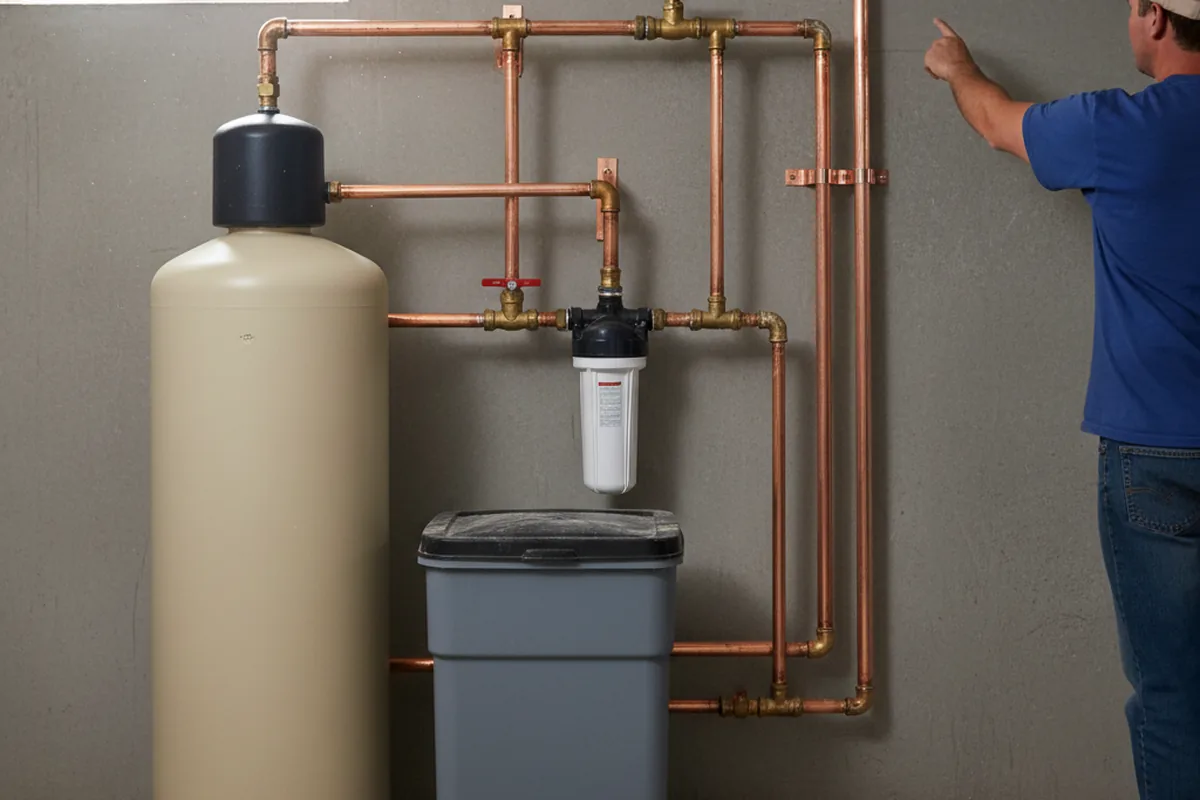 Whole-house water treatment system installed in Grafton